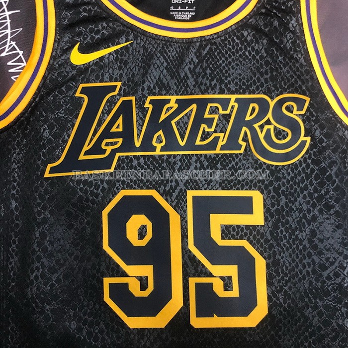 Maillot Los Angeles Lakers Juan Toscano-Anderson NO 95 Mamba 2021-22 Noir